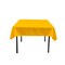 Polyester Poplin Square Tablecloth 52 x 52 Inch Wrinkle and Stain Resistant Linen